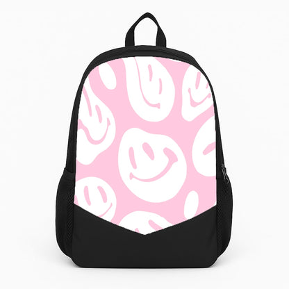 Trippn Smiley - Pink Large Backpack