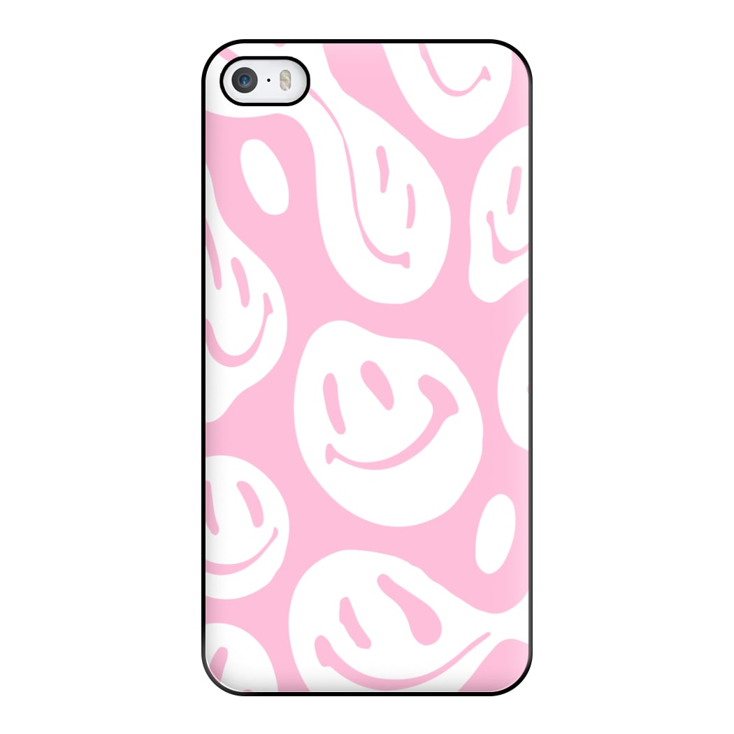 Trippn Smiley - Pink Phone Case for iPhone 5 / 5s / SE 2016