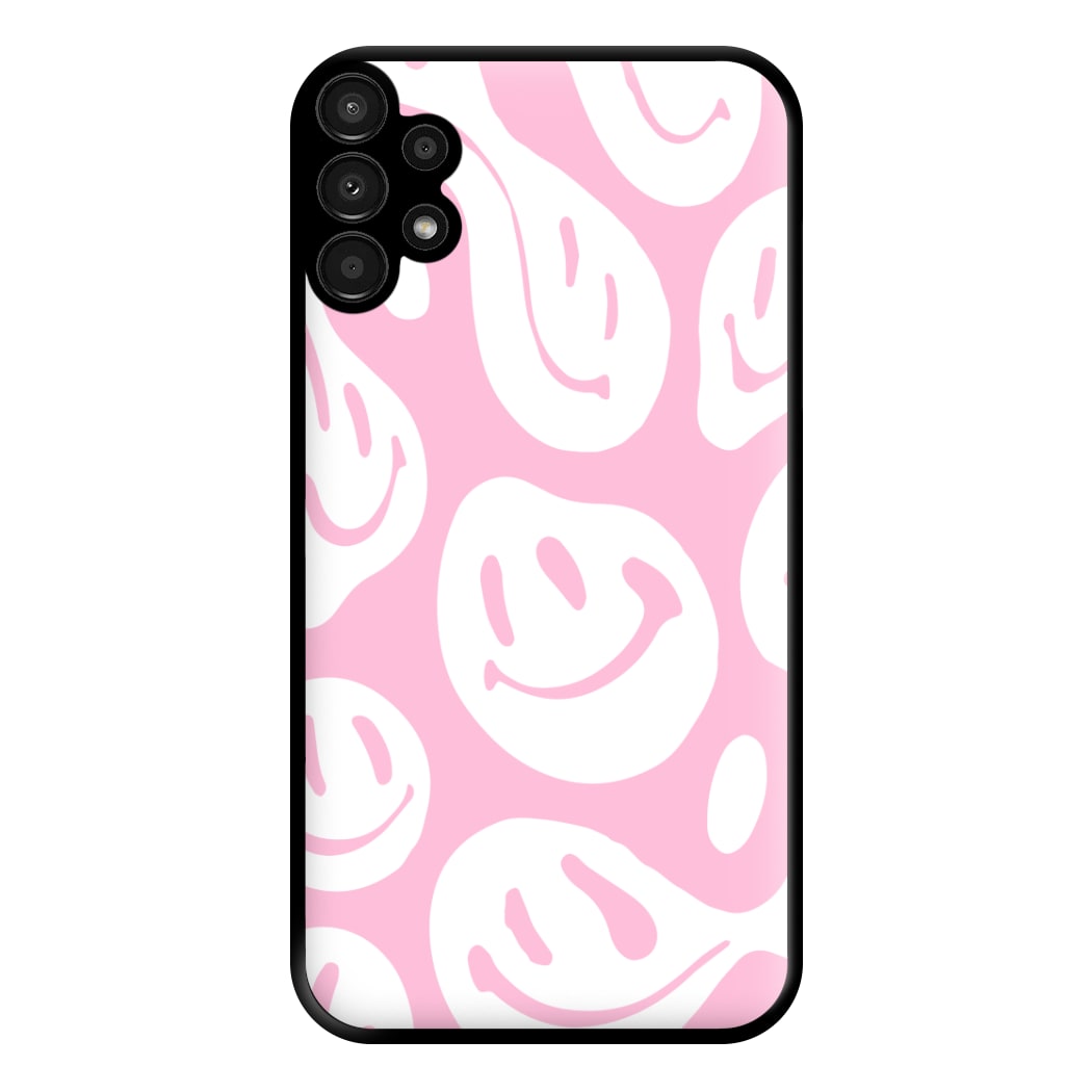 Trippn Smiley - Pink Phone Case for Galaxy A13