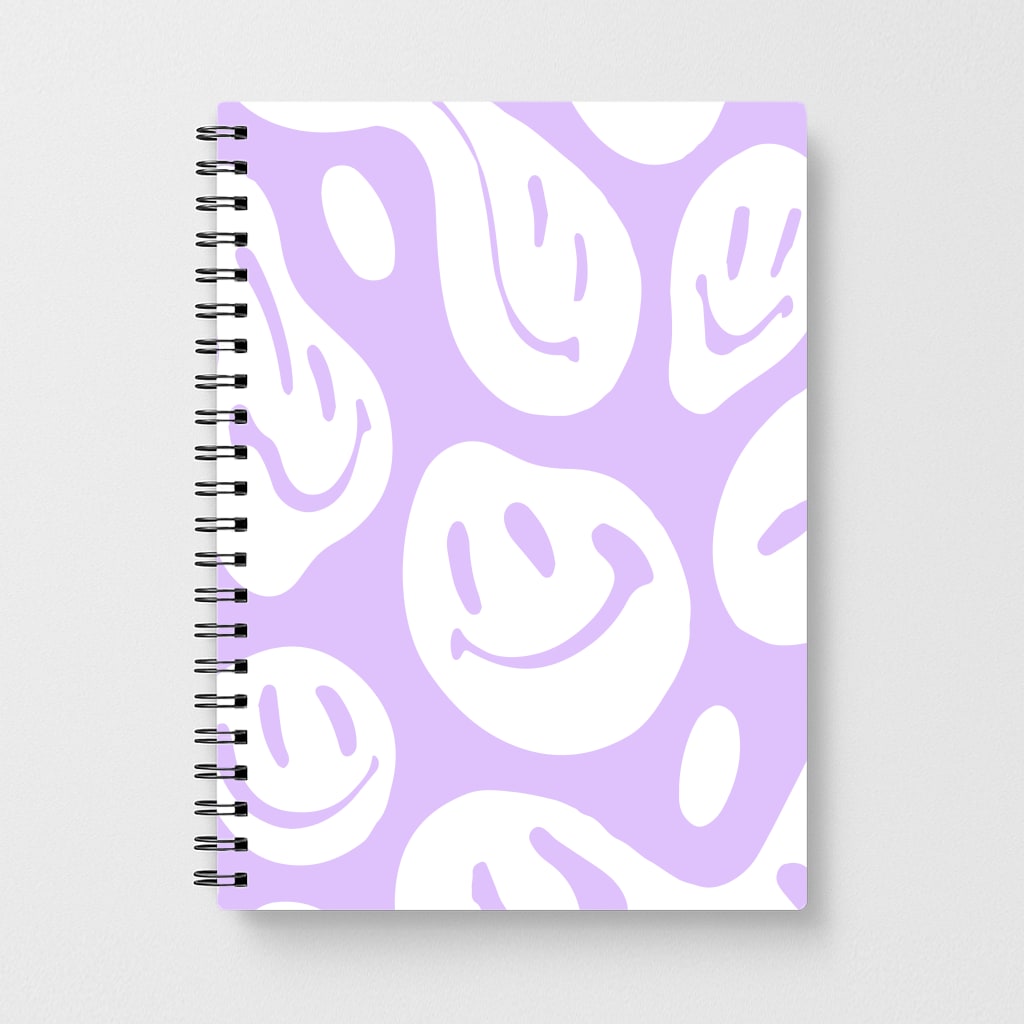 Trippn Smiley - Purple Notebook