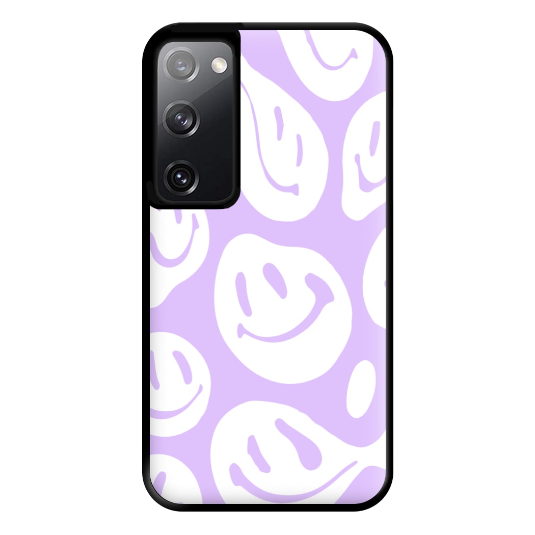 Trippn Smiley - Purple Phone Case for Galaxy S20