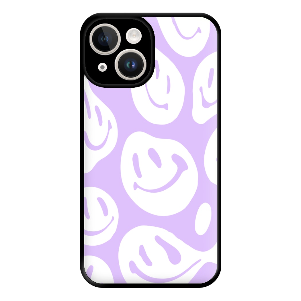 Trippn Smiley - Purple Phone Case for iPhone 14