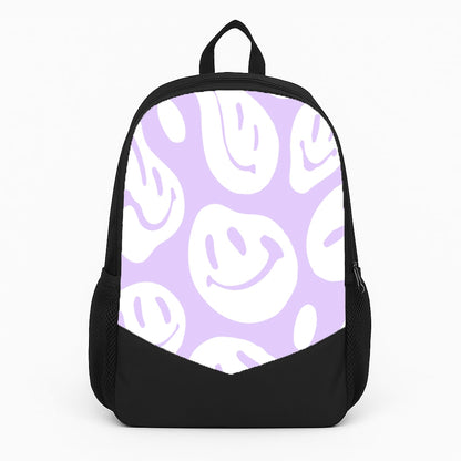 Trippn Smiley - Purple Large Backpack