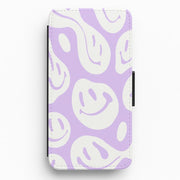 Trippn Smiley - Purple Flip / Wallet Phone Case 1