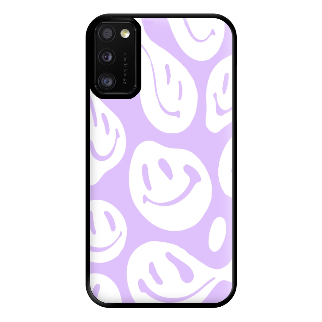 Trippn Smiley - Purple Phone Case for Galaxy A41