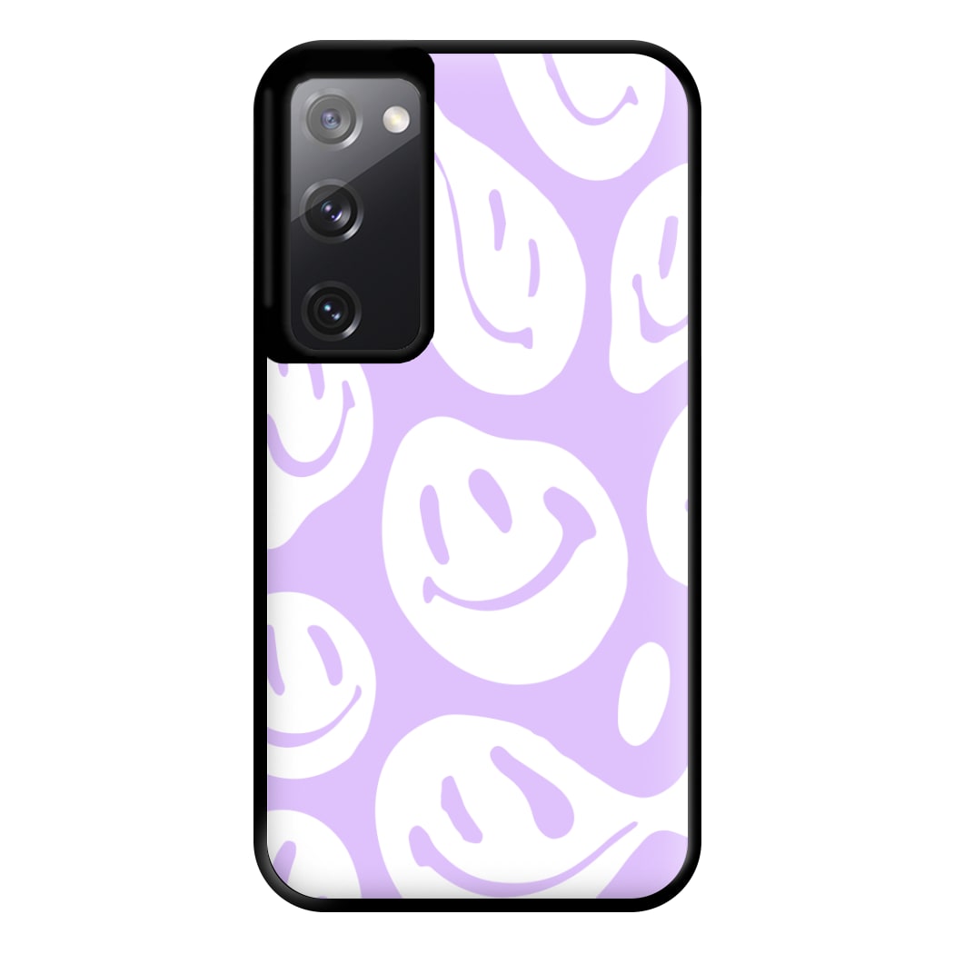 Trippn Smiley - Purple Phone Case for Galaxy S20FE