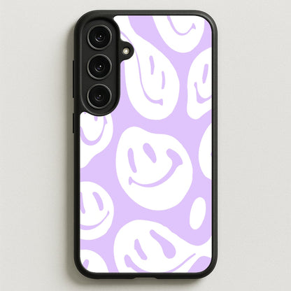 Trippn Smiley - Purple Phone Case for Galaxy S25FE