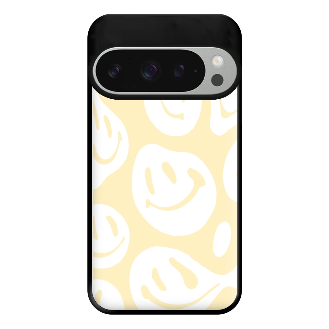 Trippn Smiley - Yellow Phone Case for Google Pixel 9 Pro XL