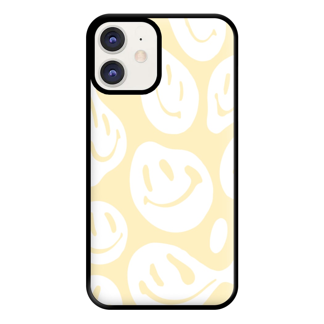 Trippn Smiley - Yellow Phone Case for iPhone 12 / 12 Pro