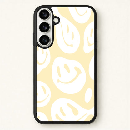 Trippn Smiley - Yellow Phone Case for Galaxy S26
