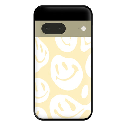 Trippn Smiley - Yellow Phone Case for Google Pixel 7a