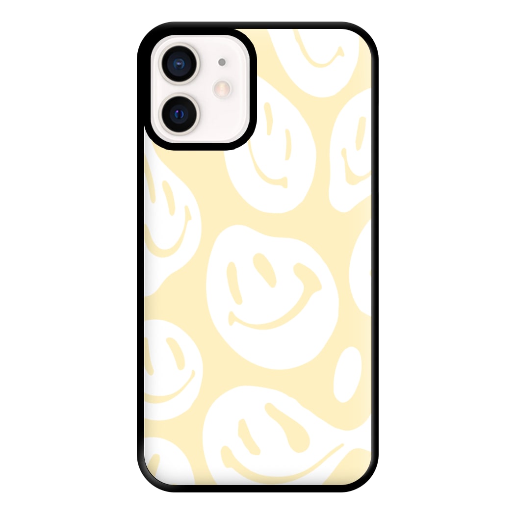 Trippn Smiley - Yellow Phone Case for iPhone 13 Mini