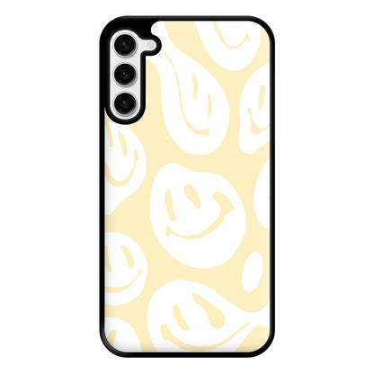 Trippn Smiley - Yellow Phone Case for Galaxy S23 Plus