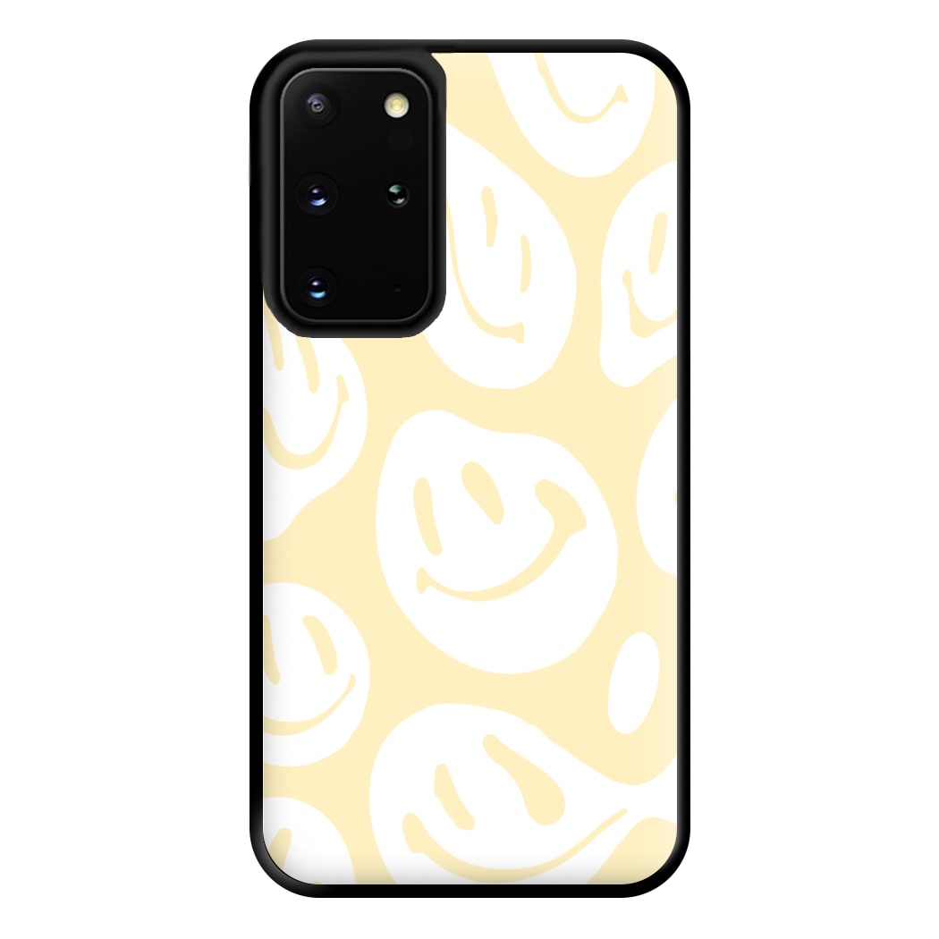 Trippn Smiley - Yellow Phone Case for Galaxy S20 Plus