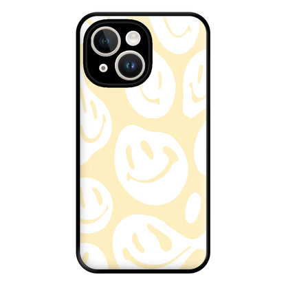 Trippn Smiley - Yellow Phone Case for iPhone 14 Plus