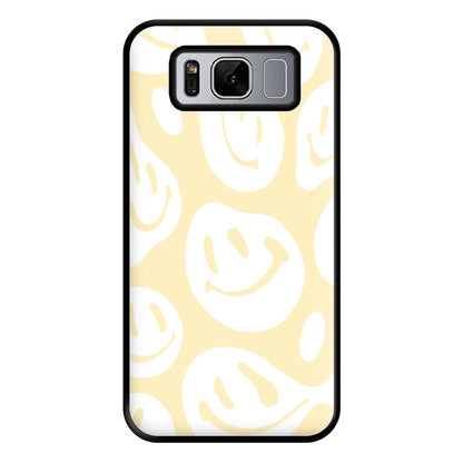 Trippn Smiley - Yellow Phone Case for Galaxy S8 Plus