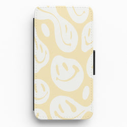 Trippn Smiley - Yellow Flip / Wallet Phone Case