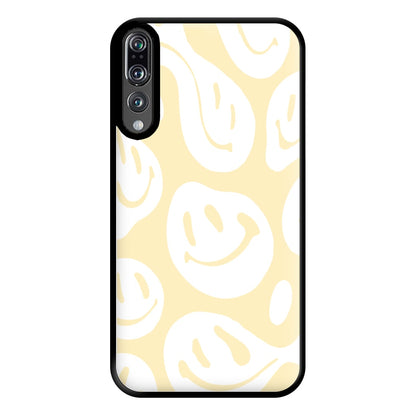 Trippn Smiley - Yellow Phone Case for Huawei P20 Pro