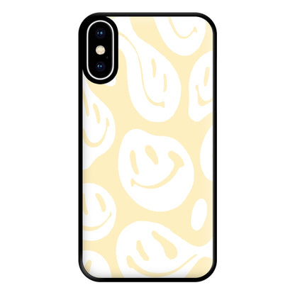 Trippn Smiley - Yellow Phone Case for iPhone XS Max