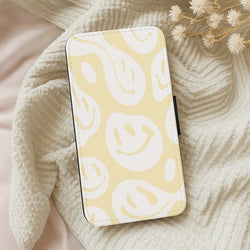 Trippn Smiley - Yellow Wallet Phone Case