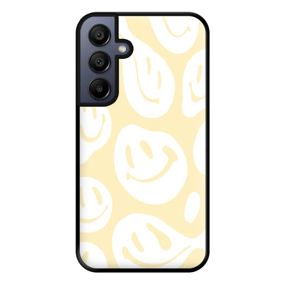 Trippn Smiley - Yellow Phone Case for Galaxy A15