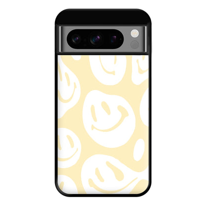 Trippn Smiley - Yellow Phone Case for Google Pixel 8 Pro