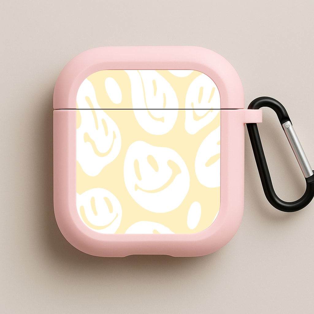 Trippn Smiley - Yellow Pink AirPods Case