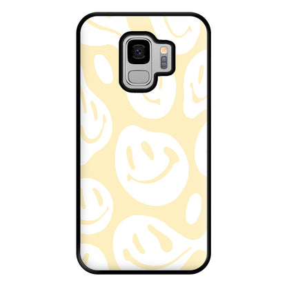 Trippn Smiley - Yellow Phone Case for Galaxy S9 Plus