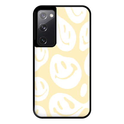 Trippn Smiley - Yellow Phone Case for Galaxy S20FE