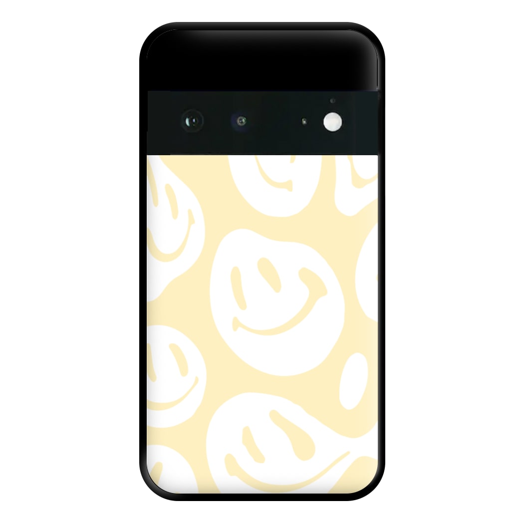 Trippn Smiley - Yellow Phone Case for Google Pixel 6a