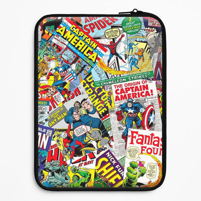 Superhero Comic Comics Pattern Universal Laptop Sleeve