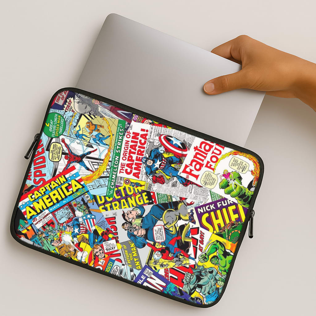 Superhero Comic Comics Pattern MacBook Case