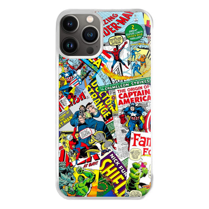 Superhero Comic Comics Pattern Phone Case for iPhone 11 Pro Max