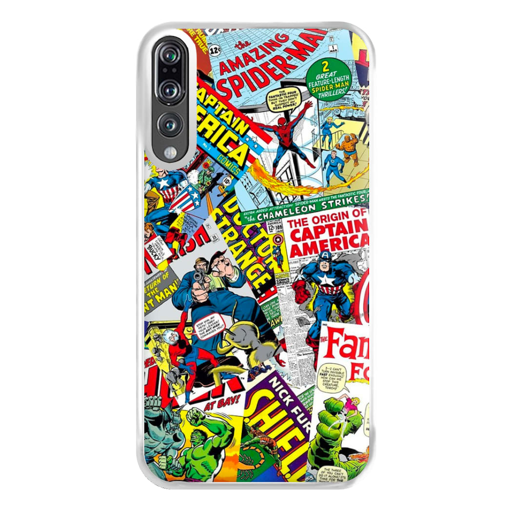 Superhero Comic Comics Pattern Phone Case for Huawei P20 Pro