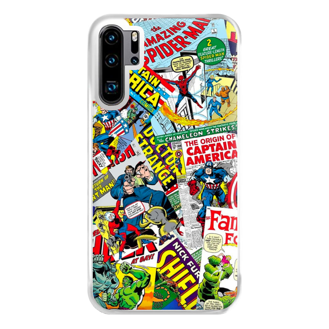 Superhero Comic Comics Pattern Phone Case for Huawei P30 Pro