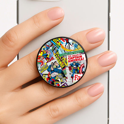 Superhero Comic Comics Pattern Phone Grip