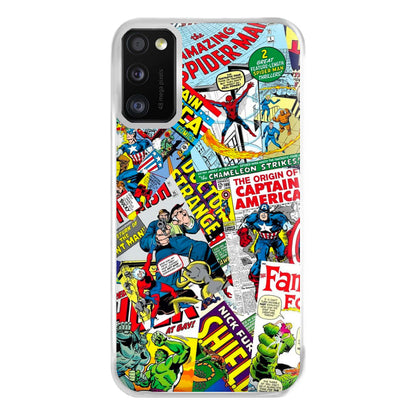 Superhero Comic Comics Pattern Phone Case for Galaxy A41