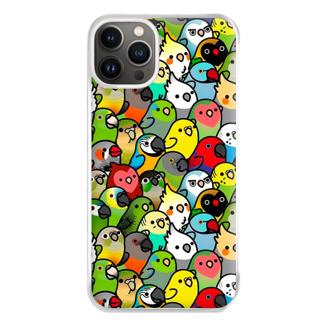 Everybirdy Pattern Phone Case for iPhone 13