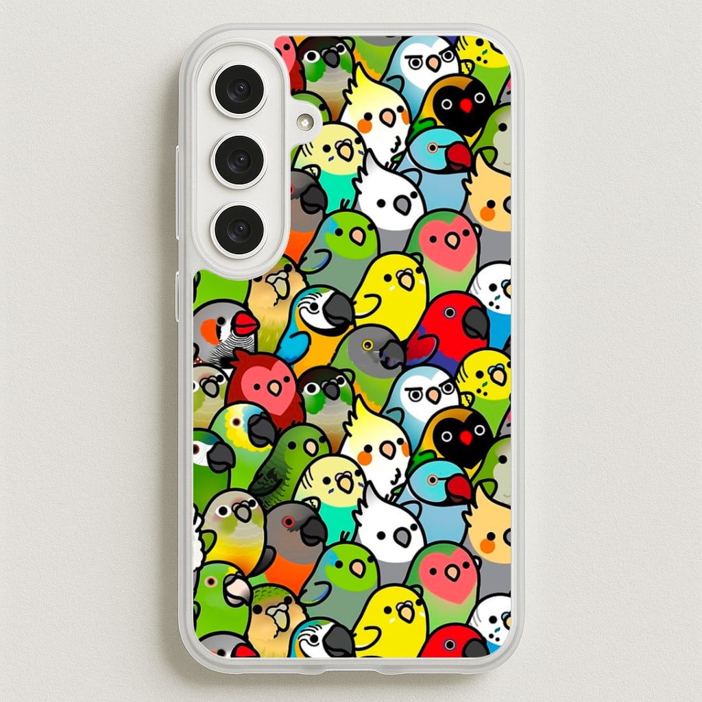 Everybirdy Pattern Phone Case for Galaxy S25FE