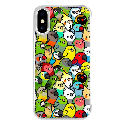 Everybirdy Pattern Phone Case for iPhone XS Max