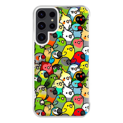 Everybirdy Pattern Phone Case for Galaxy S23 Ultra