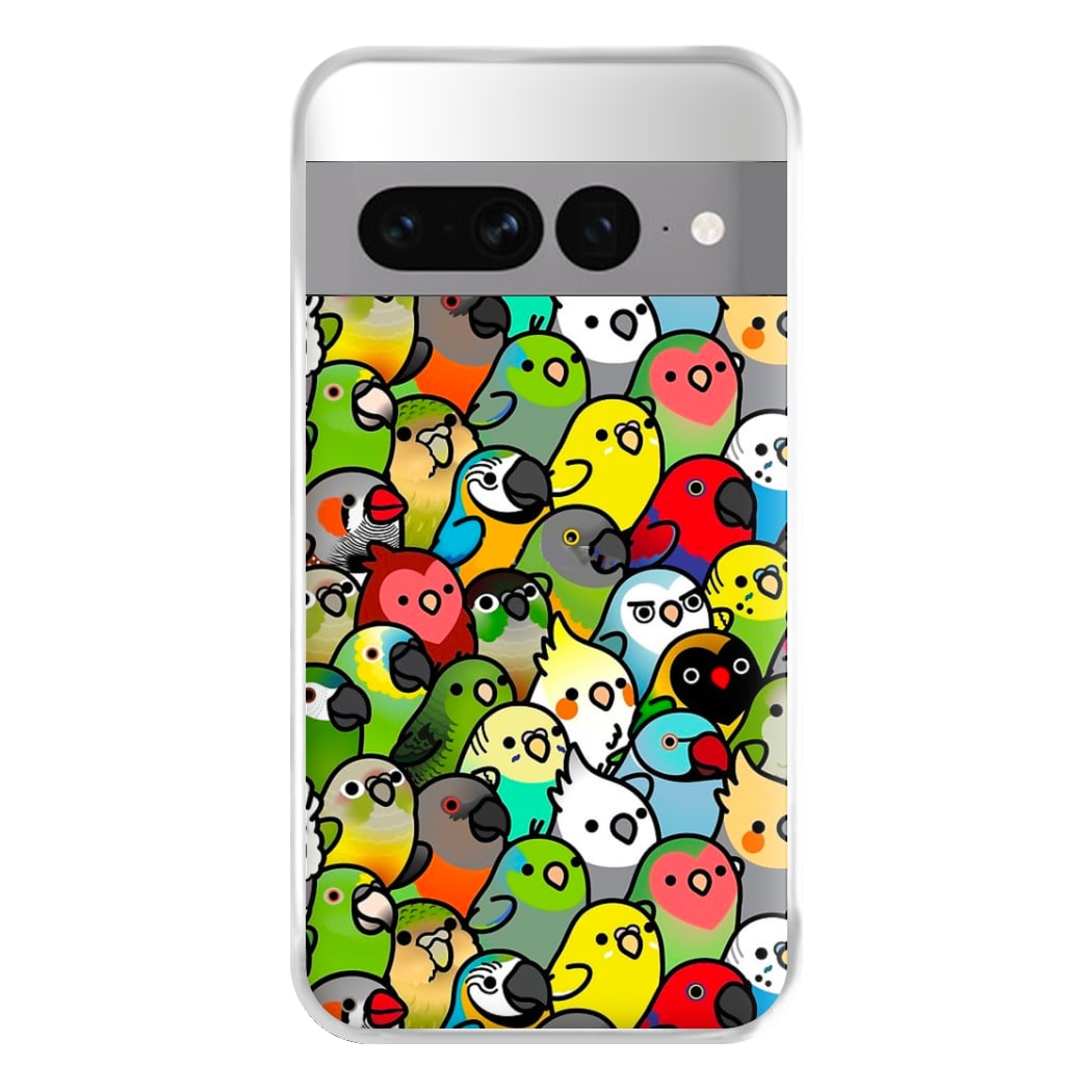 Everybirdy Pattern Phone Case for Google Pixel 7 Pro