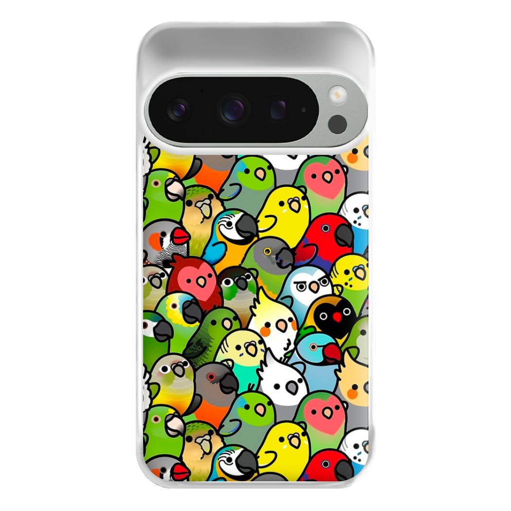 Everybirdy Pattern Phone Case for Google Pixel 9 Pro XL