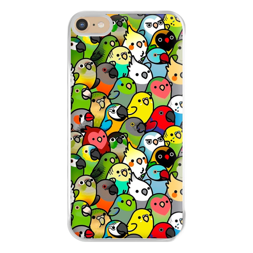 Everybirdy Pattern Phone Case for iPhone 6 Plus / 7 Plus / 8 Plus