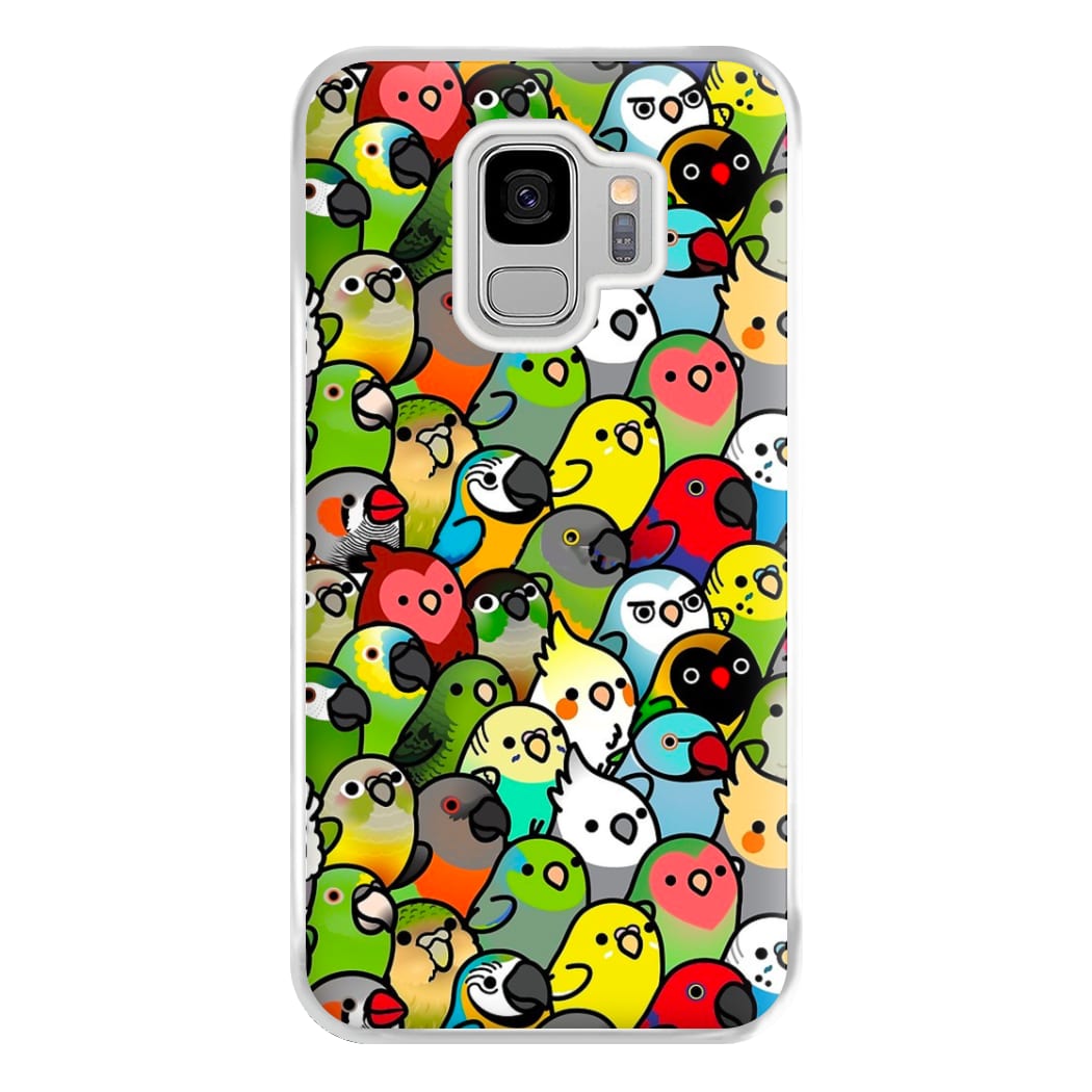 Everybirdy Pattern Phone Case for Galaxy S9 Plus