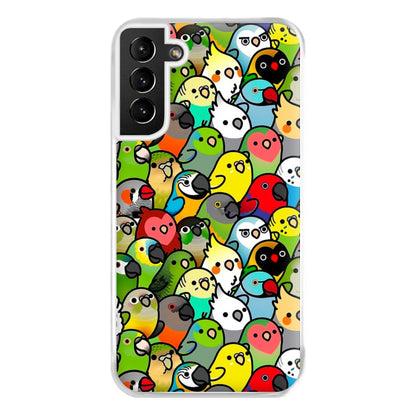 Everybirdy Pattern Phone Case for Galaxy S21 Plus