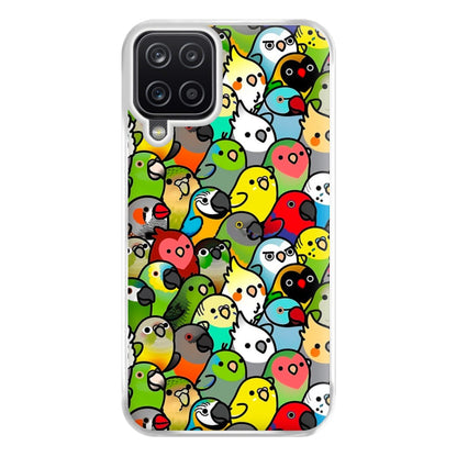 Everybirdy Pattern Phone Case for Galaxy A12