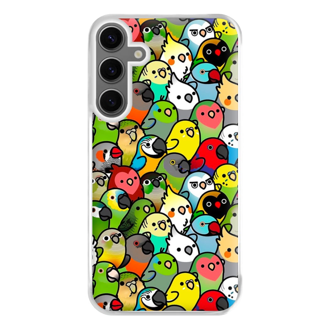 Everybirdy Pattern Phone Case for Galaxy S24FE