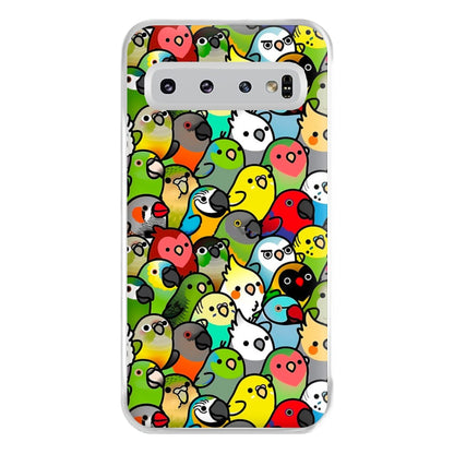 Everybirdy Pattern Phone Case for Galaxy S10 Plus