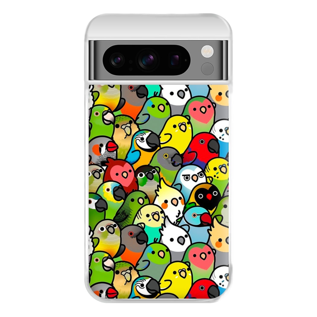 Everybirdy Pattern Phone Case for Google Pixel 8 Pro